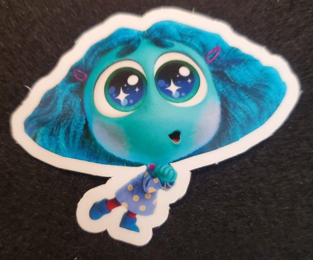 Inside Out Sticker-Envy water resistant die cut color sticker