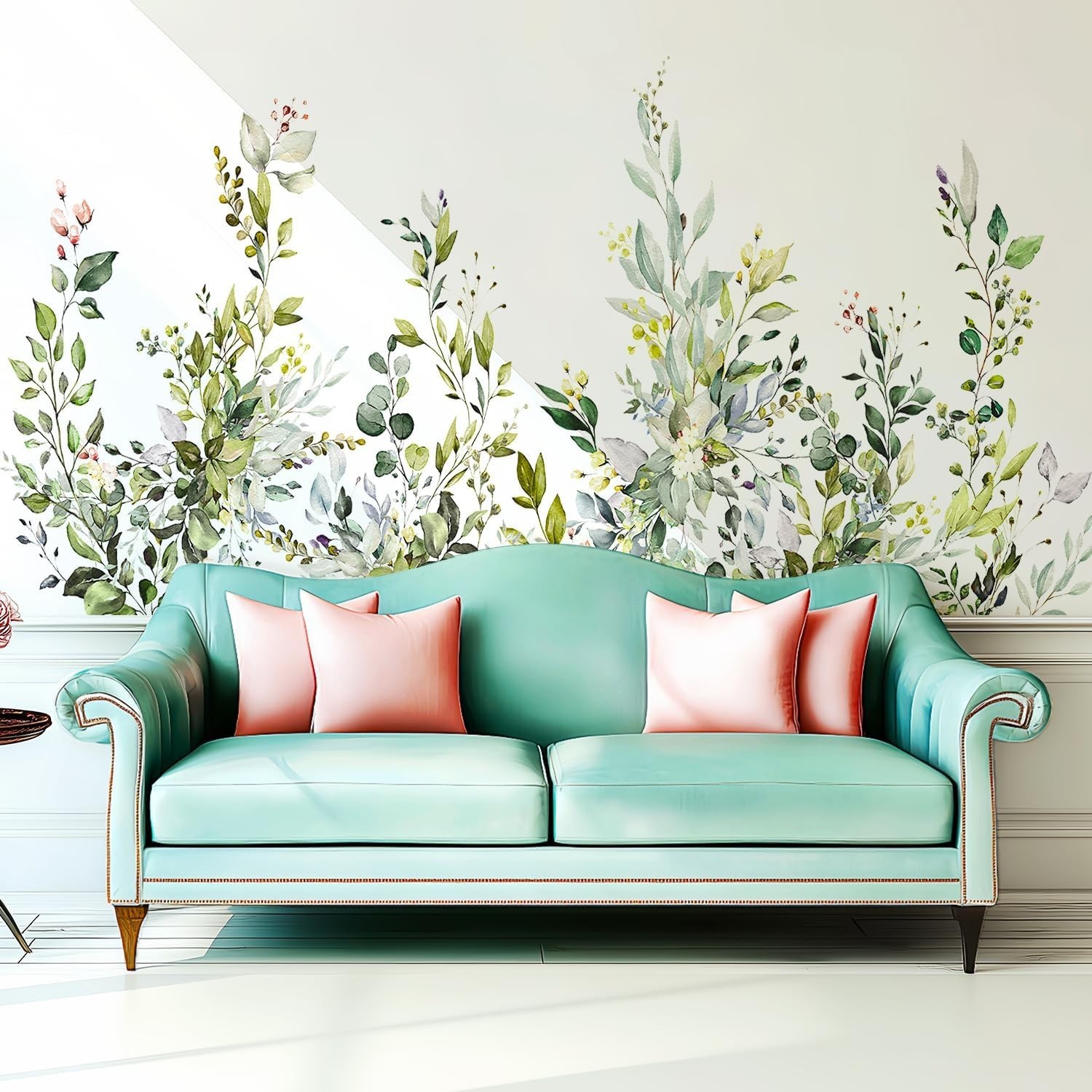 Floral Flowers Wall Stickers – Large Peel and Stick Decals