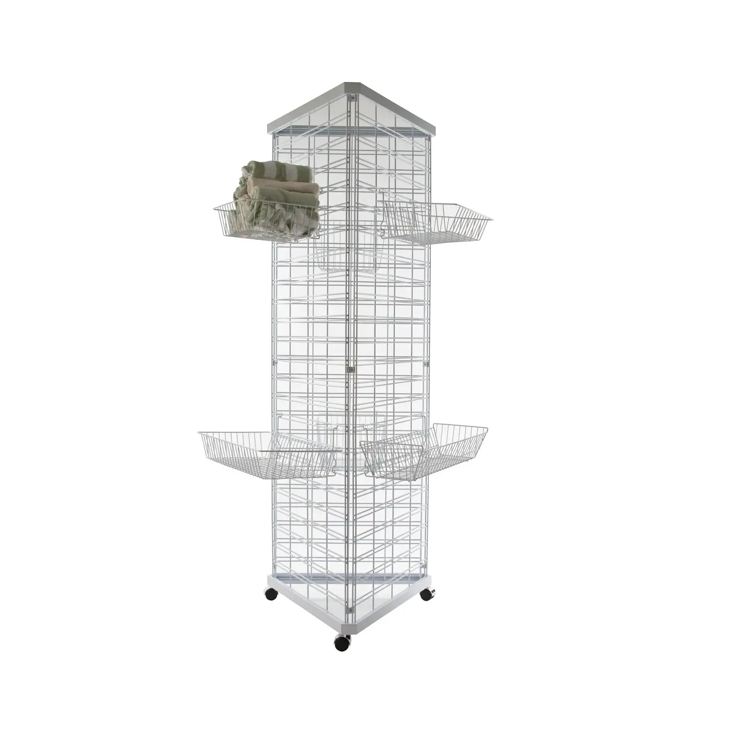 Triangle White Base for Grid Panels Econoco WTE/3TB