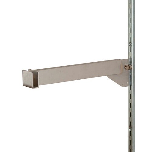 Econoco CR12-SC 12″ Long Rectangular Tubing Hangrail Bracket (Pack of 25)
