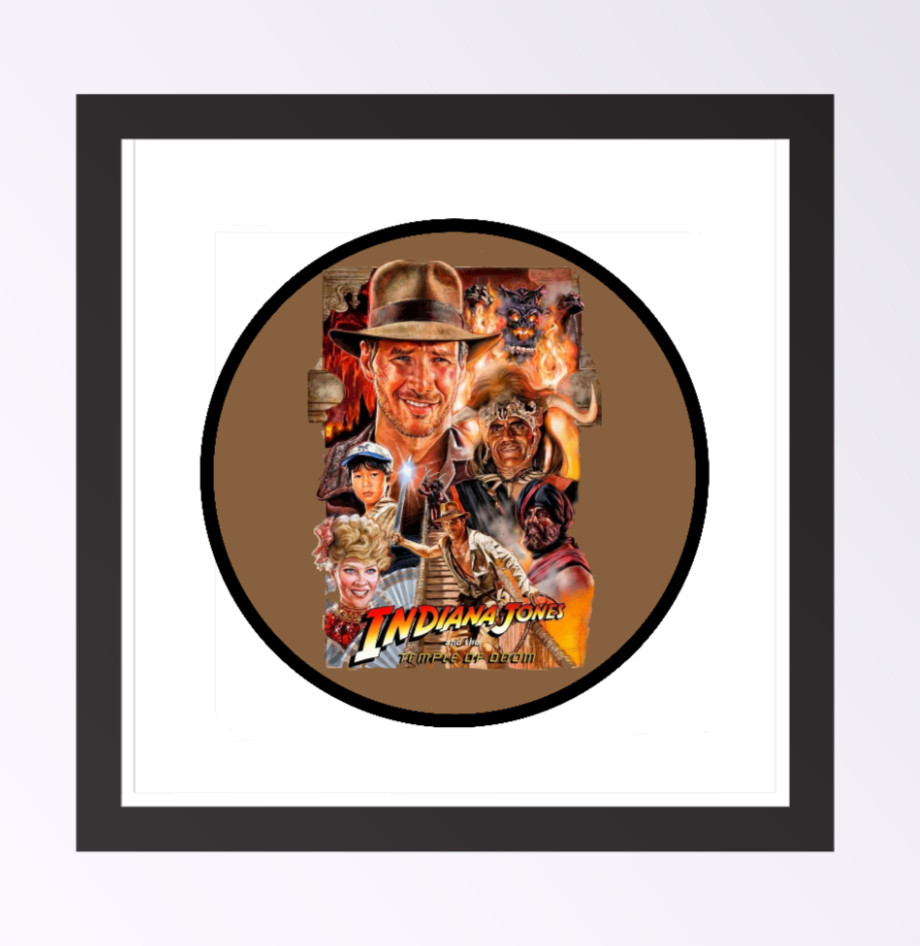 Movie – Indiana Jones – 4″ Handmade Vinyl Decal Vehicle Laptop Cooler Cup 26-3
