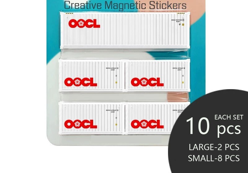 1OPCS Refrigerator magnetic sticker white board magnets shipping container decor