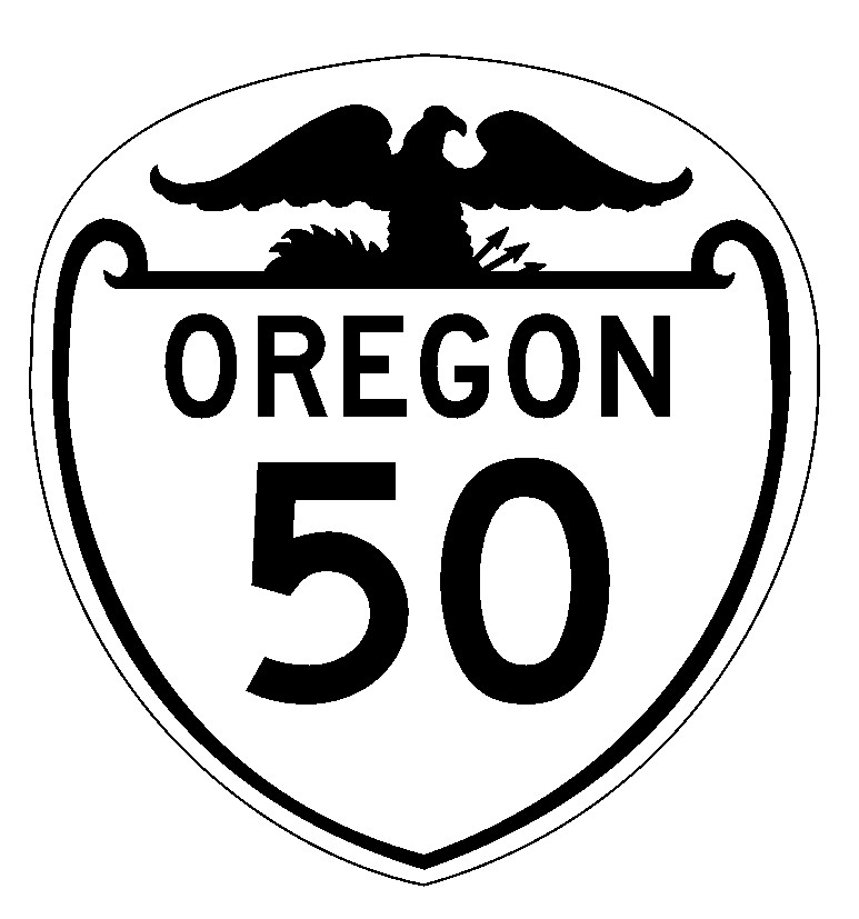 Oregon Route 50 Sticker Decal R1040 Highway Sign Road Sign
