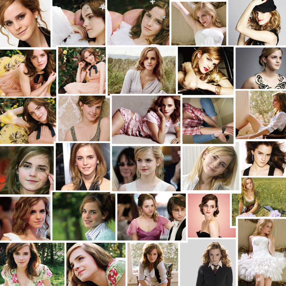 EMMA WATSON Vinyl Stickers~HERMIONE Actress CELEBRITY~Laptop Waterproof Decals