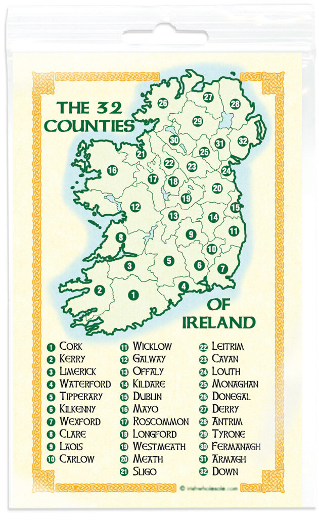 Irish American Cross Flags Together Ireland Irish Decal Sticker