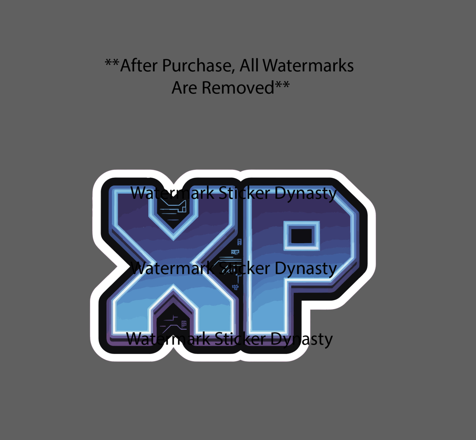 XP Sticker Waterproof Decal Experience Points Gamer Gaming Videogames Gift NEW