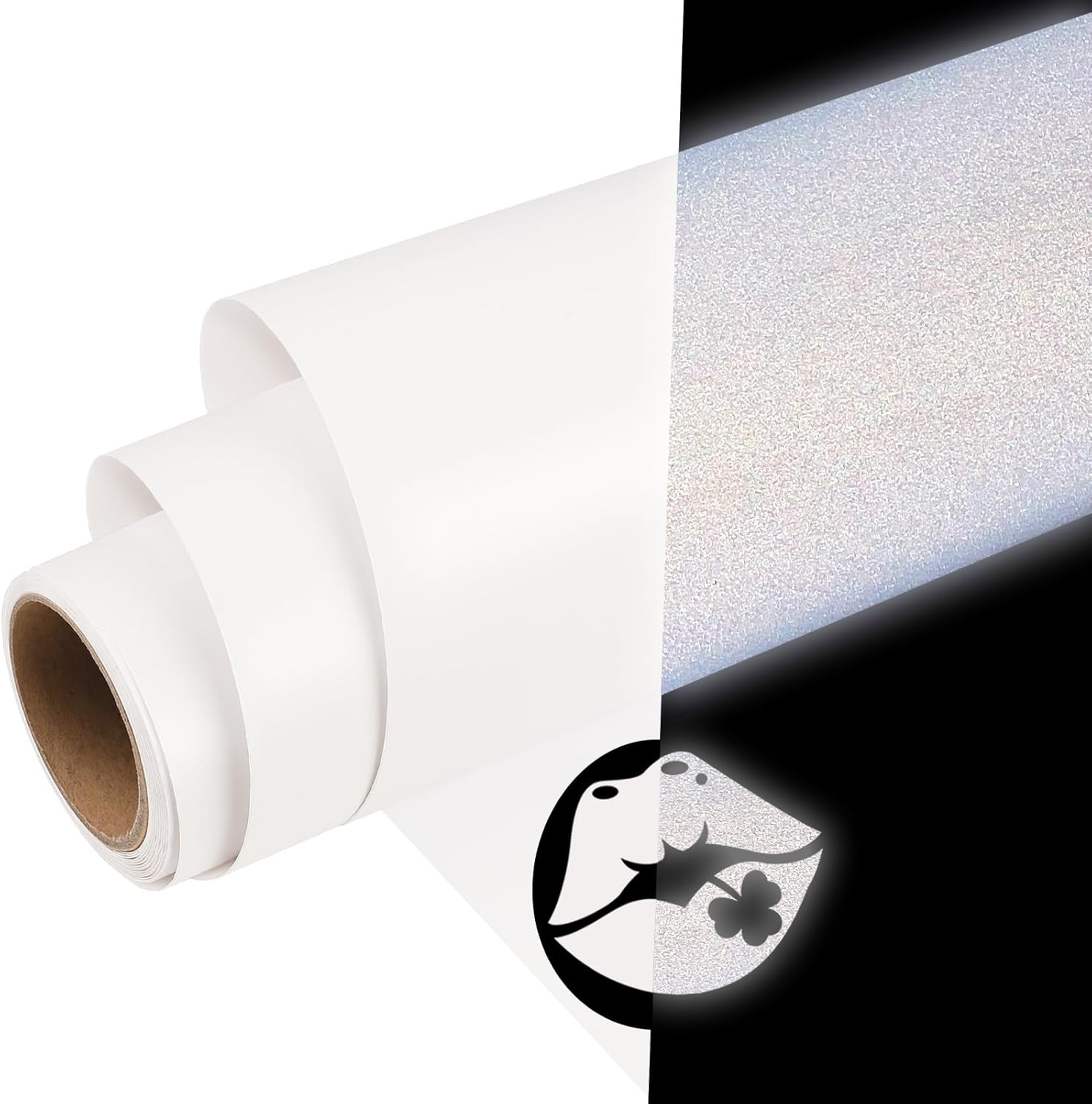 WRAPXPERT Reflective Vinyl – White, 12″ X 5Ft for Mailbox Numbers, Cars, Trucks,