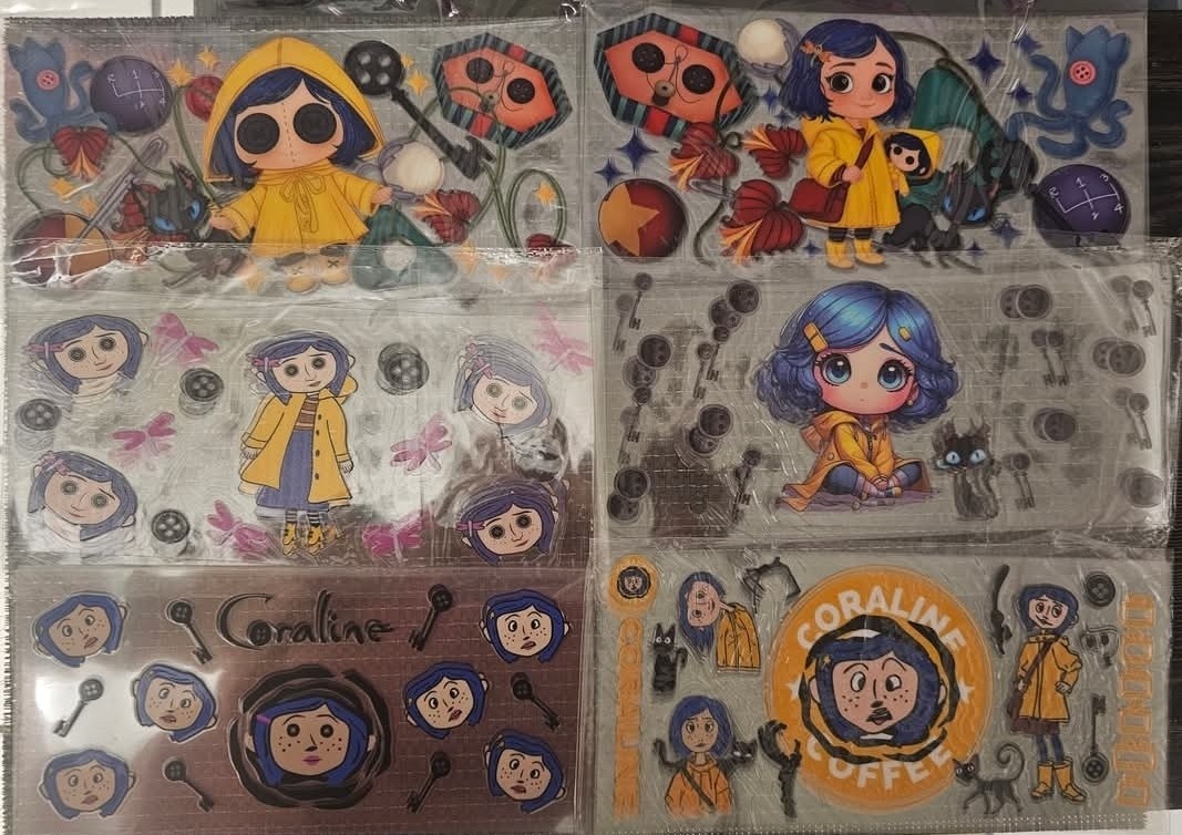 Coraline Uv Dtf Wraps