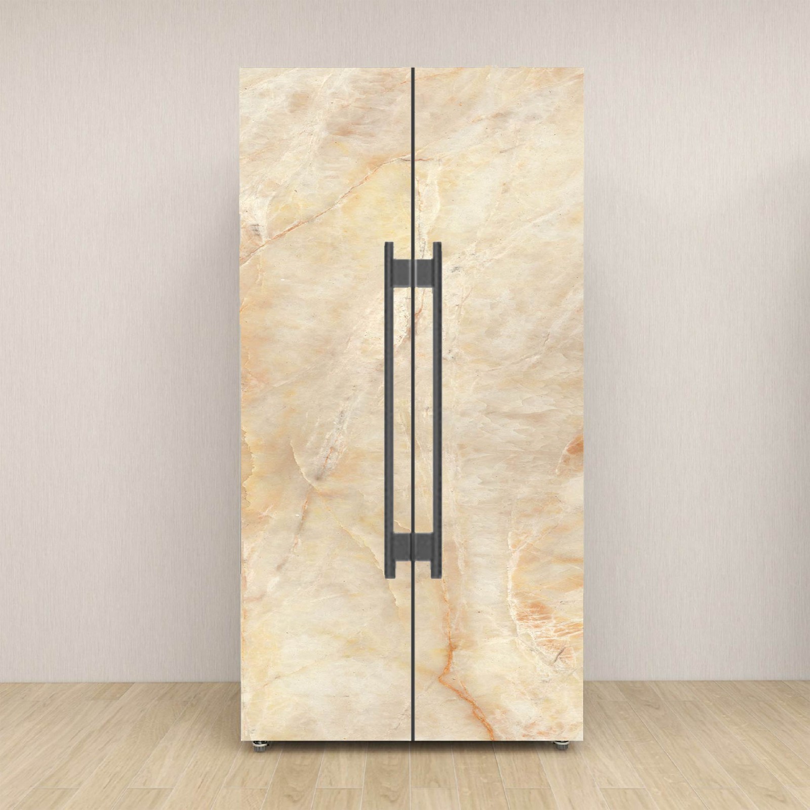 Removable Refrigerator Vinyl Wrap Cover
