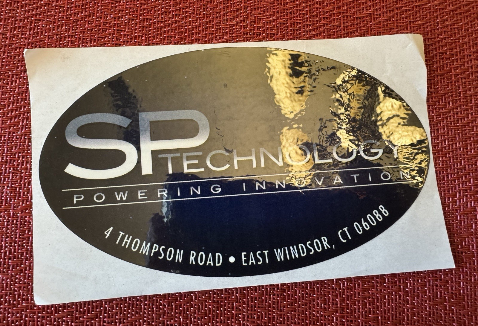 SP TECHNOLOGY LIGHTING Consultant Supplier East Windsor Connecticut Sticker