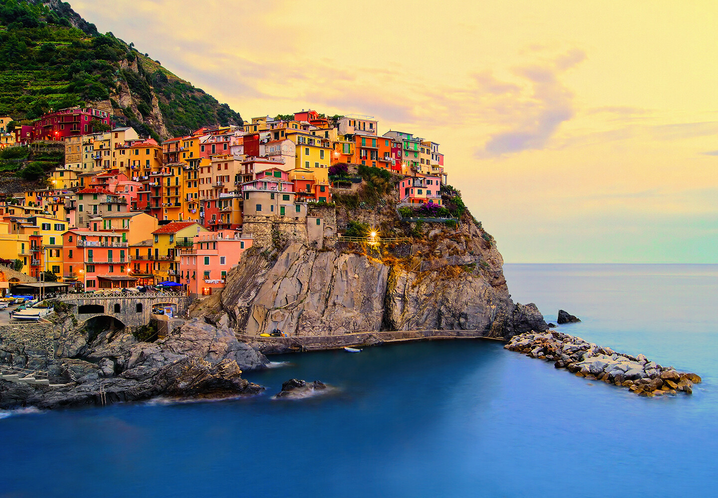 CINQUE TERRE Wallpaper 144×100″ Removable Wall Italy Seascape Amalfi Coast DIY