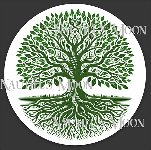 World Tree / Tree of Life Sticker 3″ Circle – Free Ship