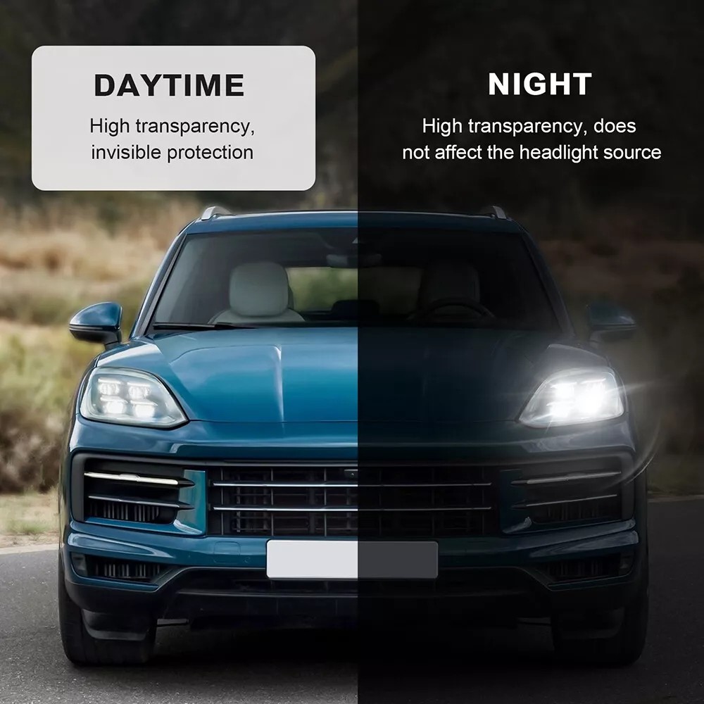Headlights Mirror Precut PPF Paint Protection For Porsche Cayenne Basic 2024-UP