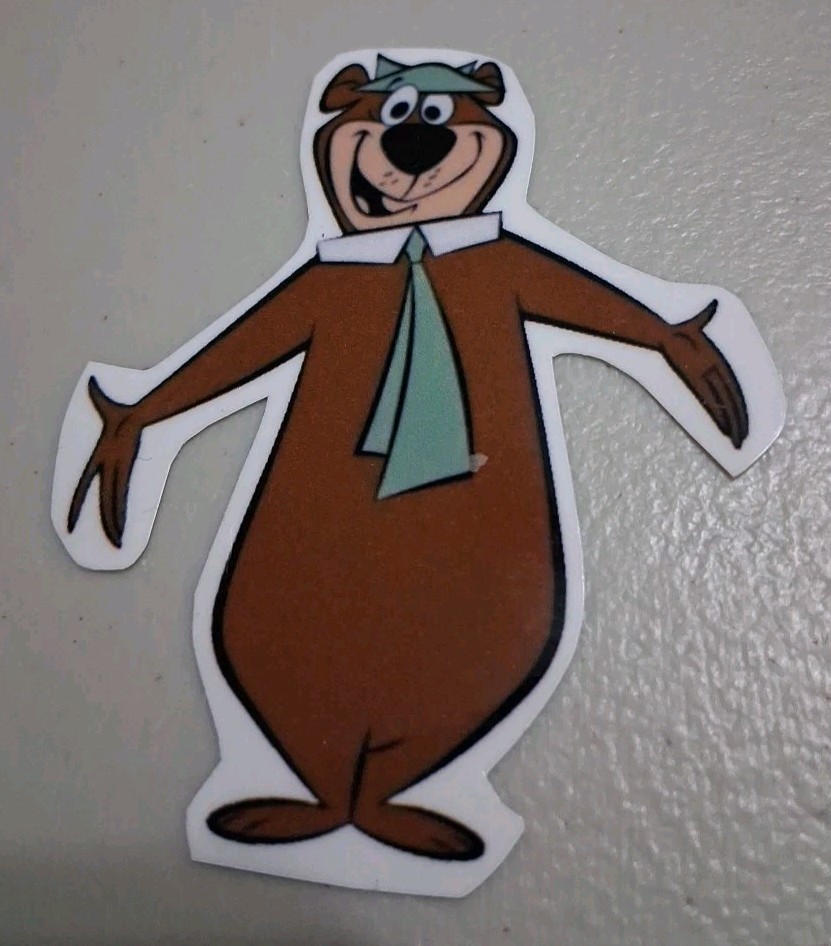Yogi Bear Cartoon Character Vinyl Sticker NEW