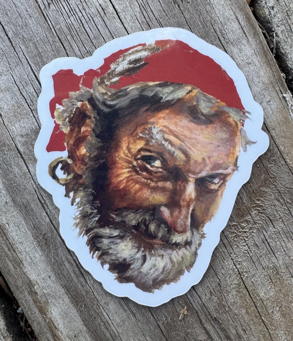 Pirate Decal Sticker, Shiny Metallic Gold Tooth! High Quality 🏴‍☠️