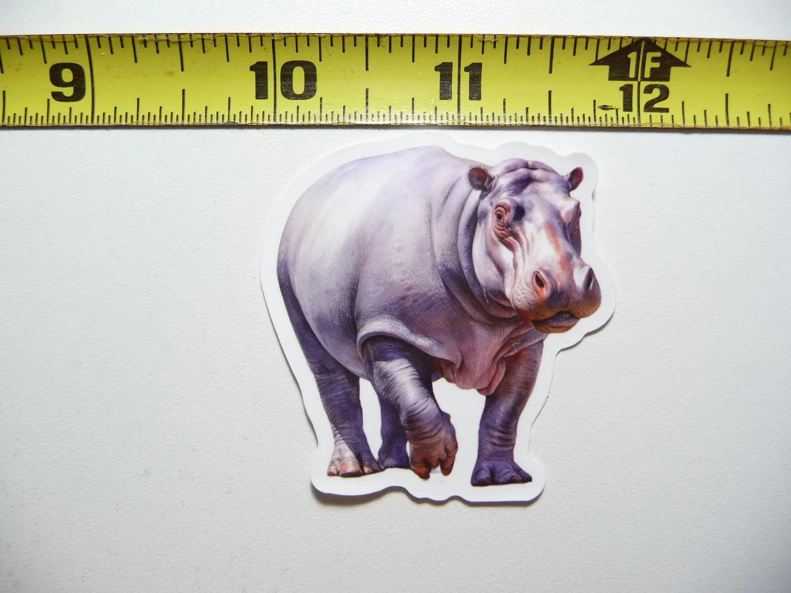 FEMALE HIPPO HIPPOPOTAMUS SMALL STICKER DECAL WILDLIFE PRESERVE NATURE ANIMAL