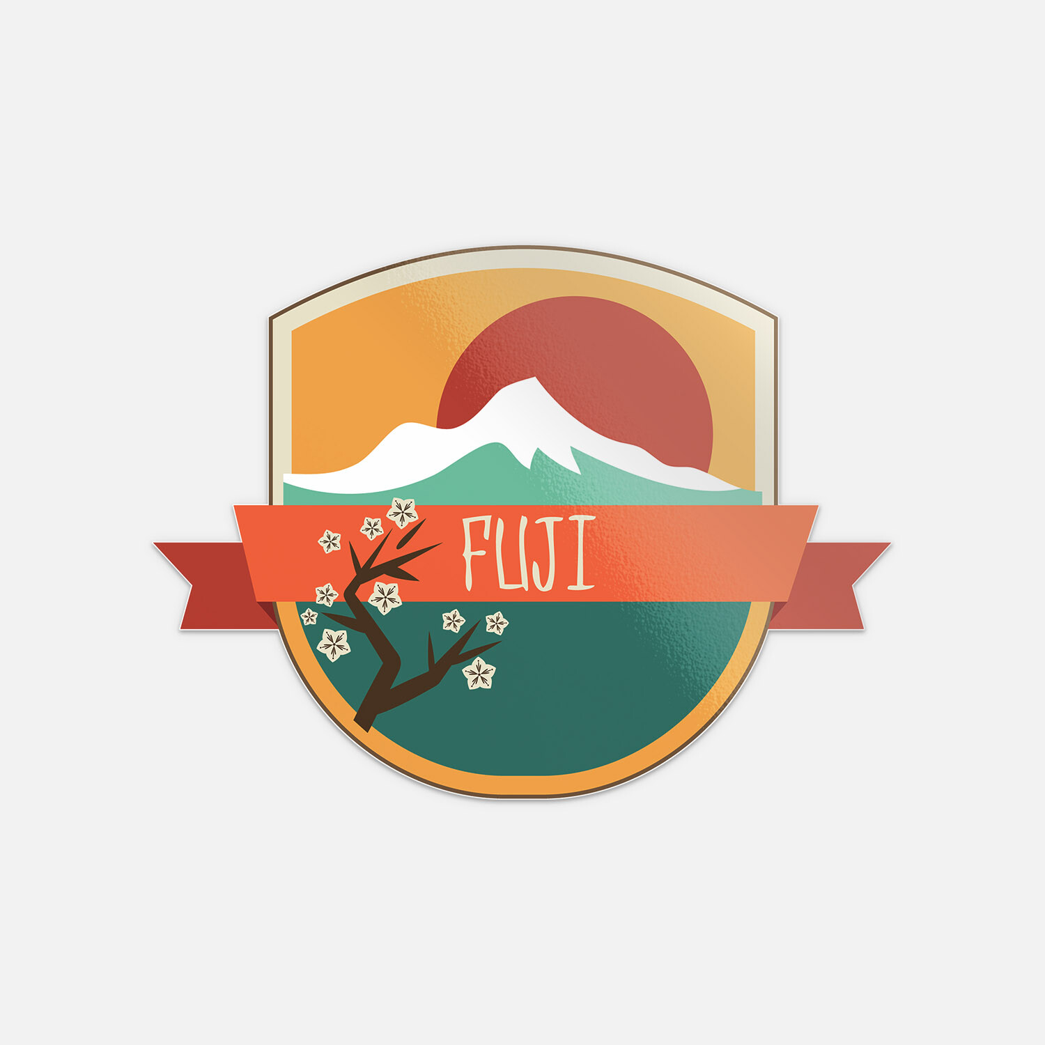 Fiji Japan World City Travel Label Badge Vinyl Sticker Decal