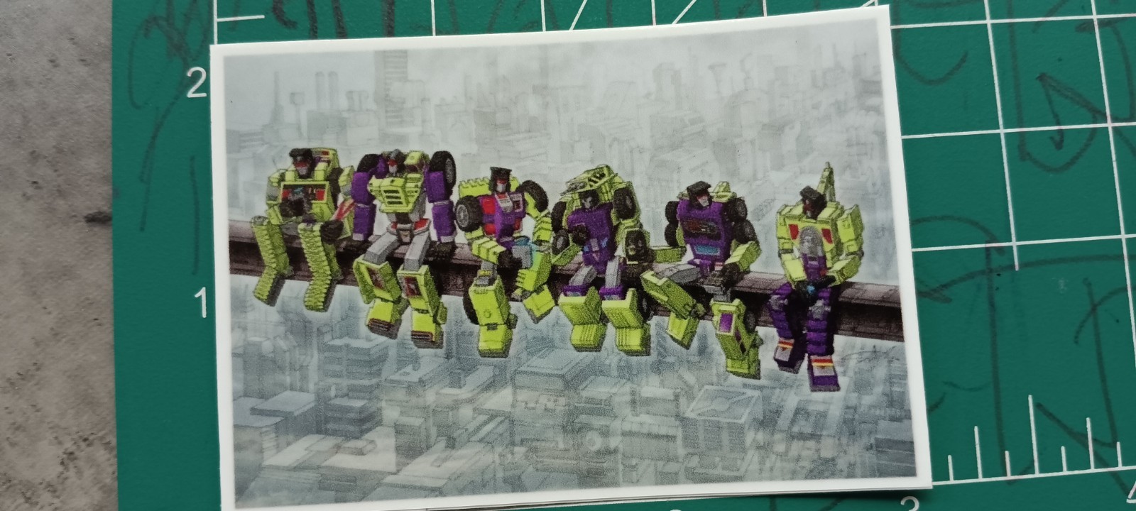 TRANSFORMERS X CONSTRUCTICONS VYNIL STICKER 2X3