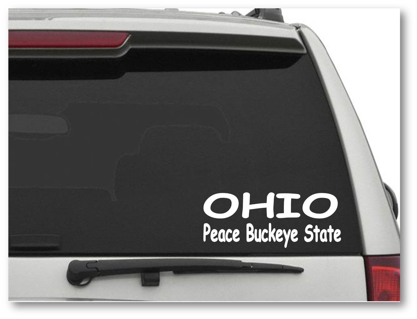 OHIO THE BUCKEYE STATE Decal Sticker CW7170