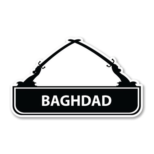 Baghdad Car Laptop Phone Vinyl Sticker – SELECT SIZE