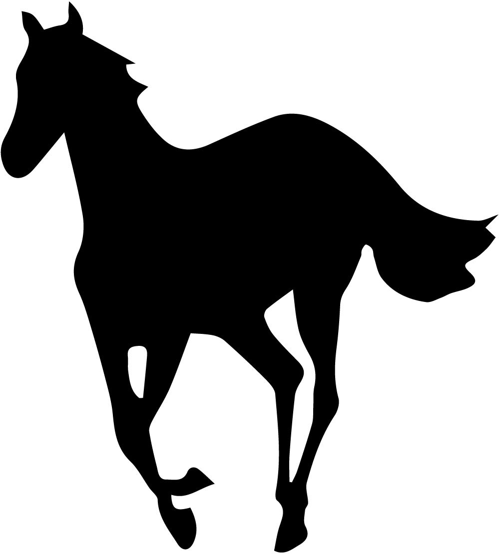 White Pony vinyl decal sticker Deftones metal alternative 90s shoegaze