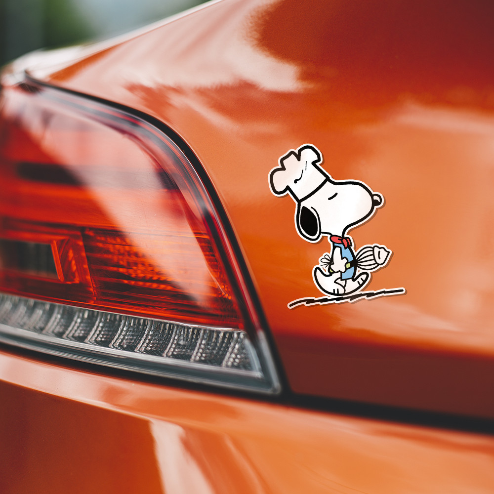 Peanuts Snoopy Chef Sticker – Aesthetic Vinyl 2.6″ W x 3.5″ H
