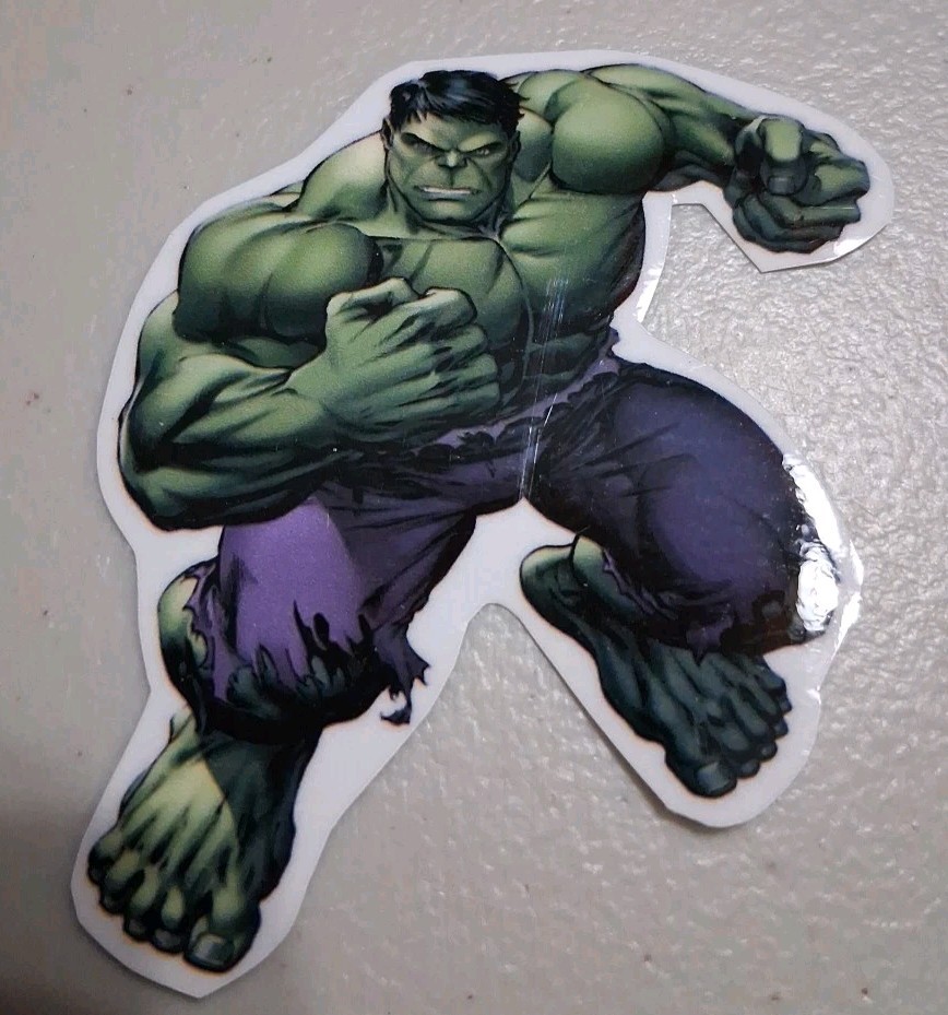 The Incredible Hulk Superhero Vinyl Sticker NEW