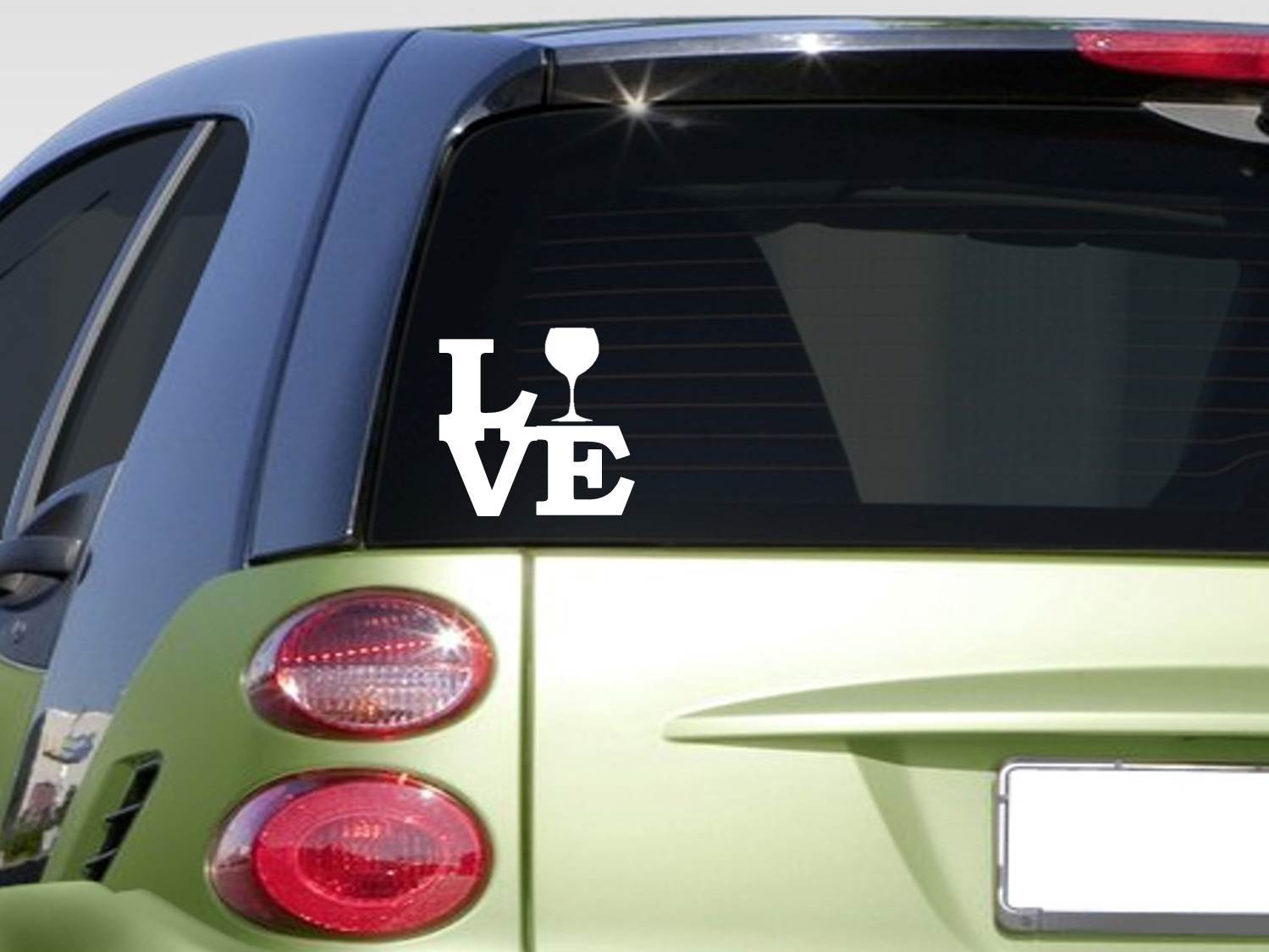 Wine love 6″ sticker *F261* decal car decal window beer wine gladd long stem