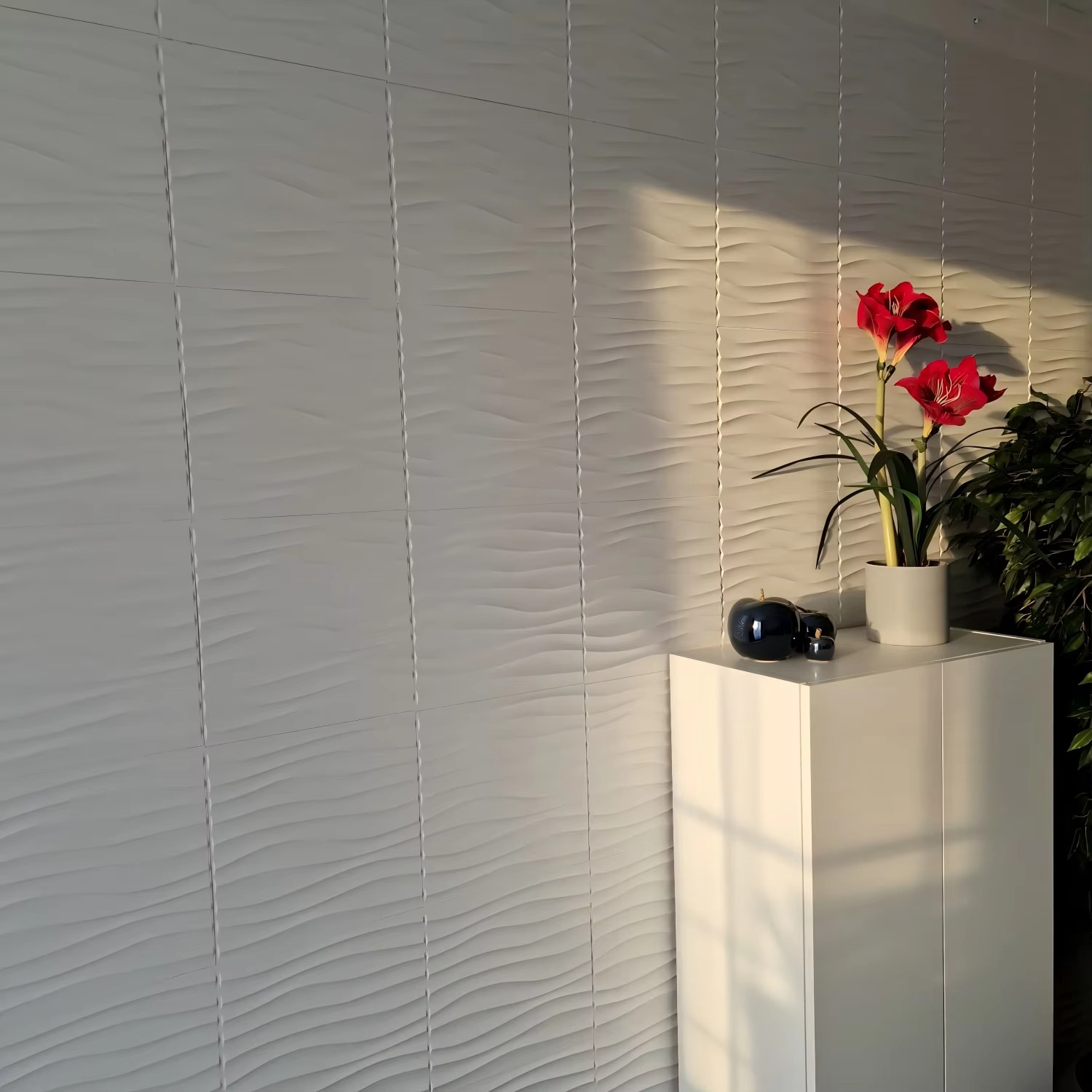 10pcs 3D Wall Decor 3D Wall Panels PVC 3D Wall Decoration Home DIY 11.8″(30cm)