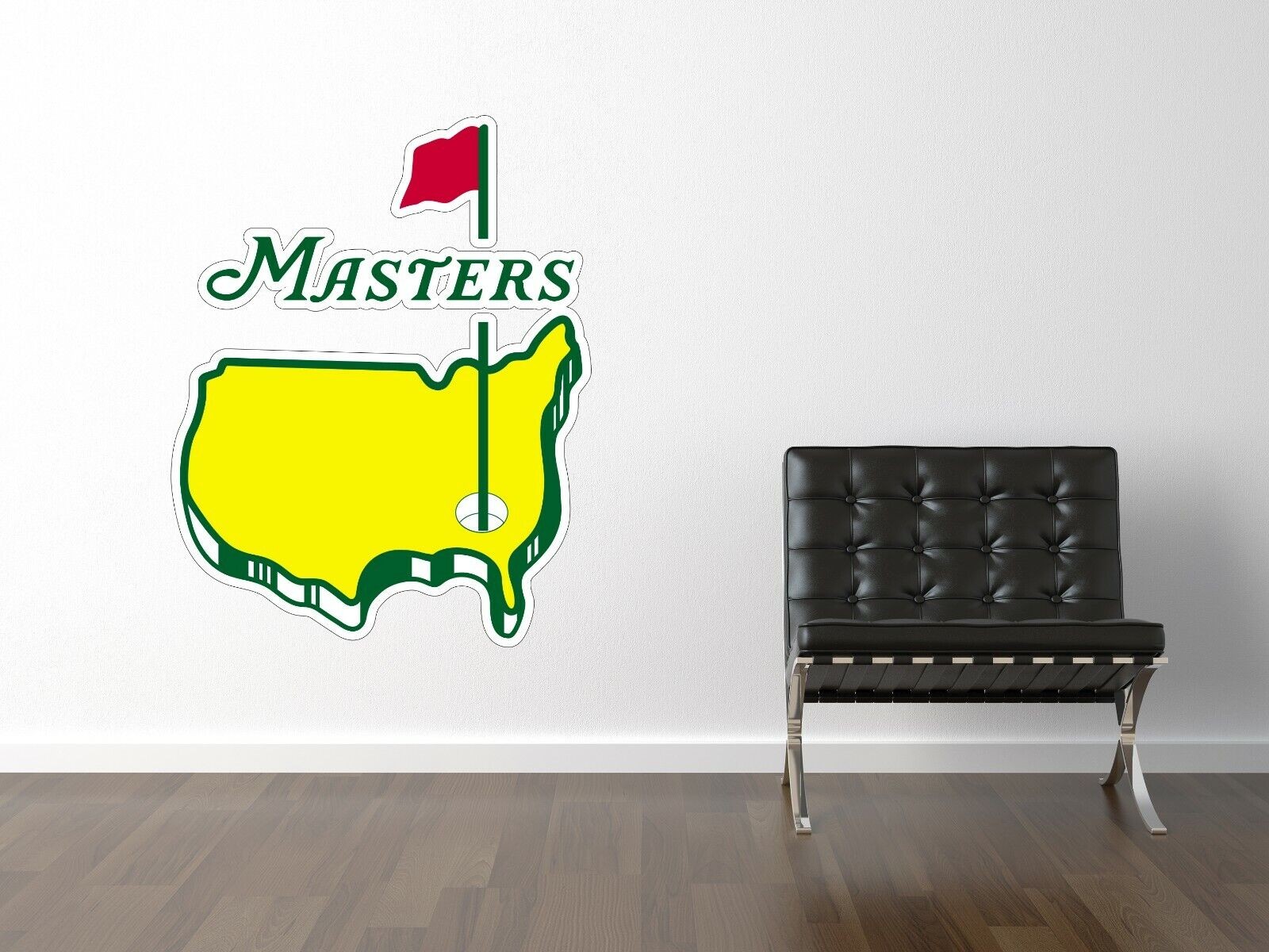 Masters Golf Logo Wall Decal Car Garage Sport Golf Mural Vinyl Sticker 48″X60″