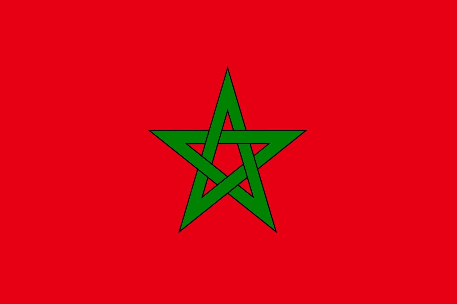 Morocco flag sticker weatherproof bumper vinyl decal
