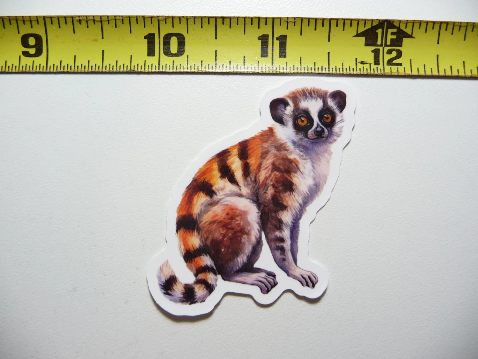 RINGED TAIL LEMUR MONKEY SMALL STICKER DECAL WILDLIFE PRESERVE NATURE ANIMAL