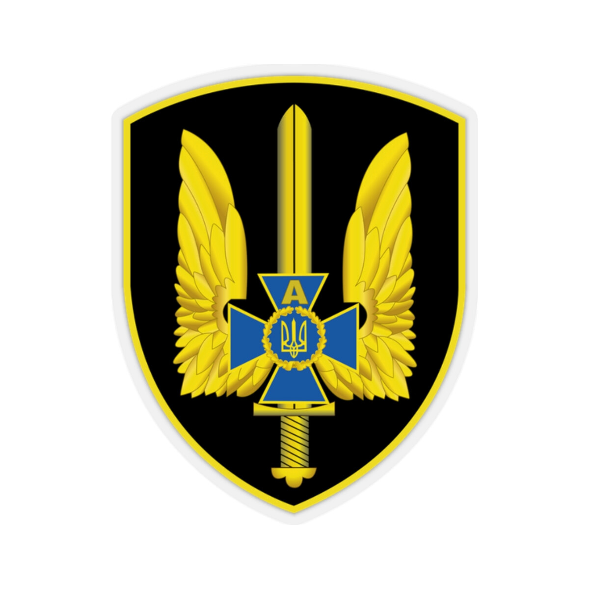Kiss-Cut Stickers – Ukraine – Alpha Group – Ukrainian Spetsnaz wo Txt X 300