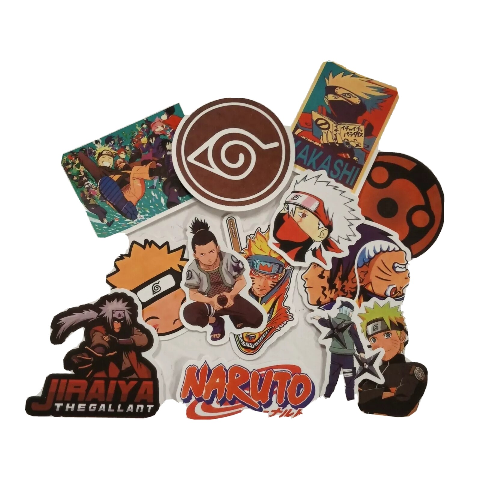 50PCS Cartoon Stickers Pack Naruto Anime Laptop Luggage Phone Toy Decal 2″