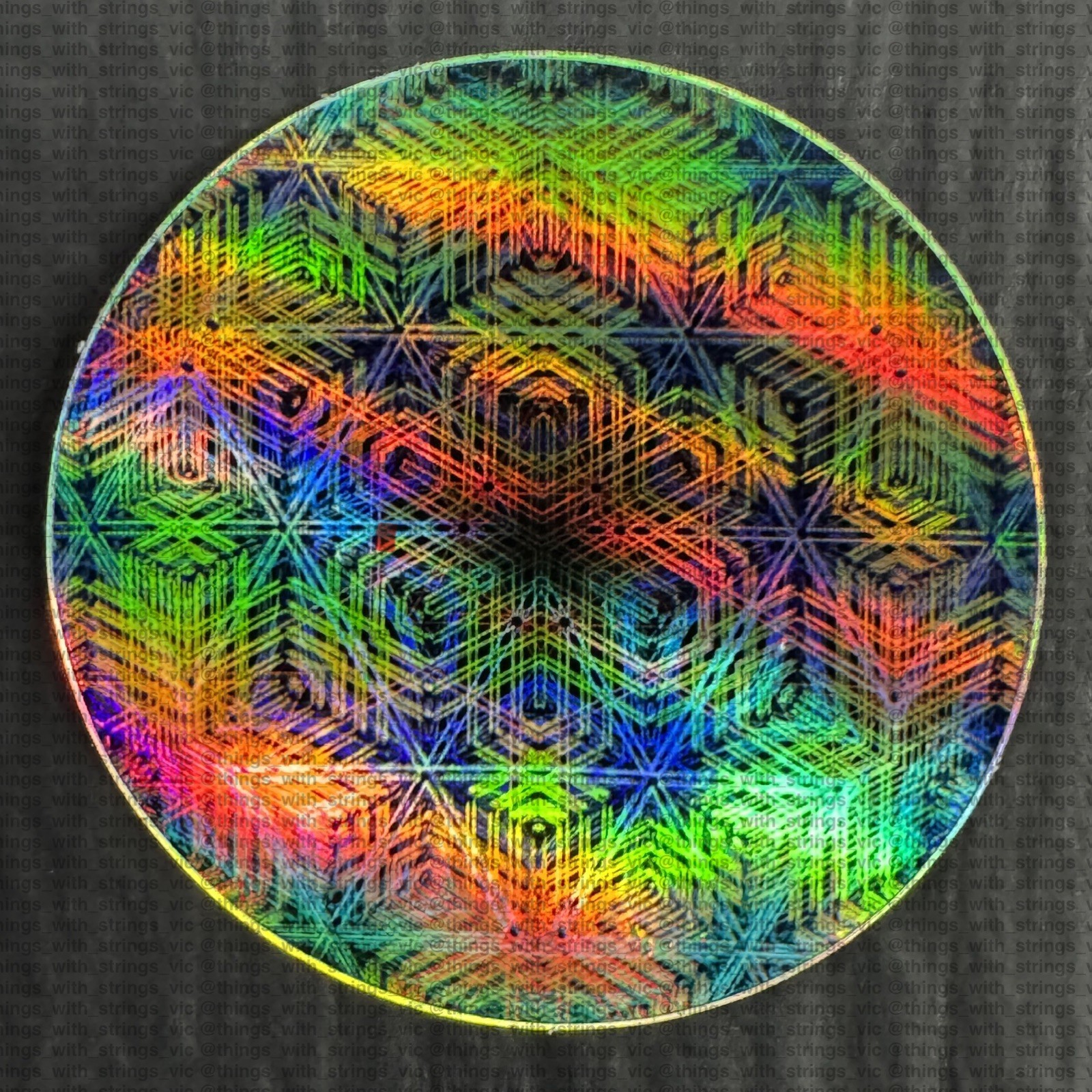 Psychedelic Sacred Geometry Art Vinyl Stickers & Magnets – Things With Strings
