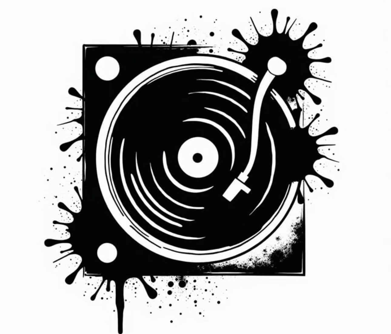 DJ Sticker Vinyl Decal – Music Dance Audio EDM Car Window Turntablist Laptop