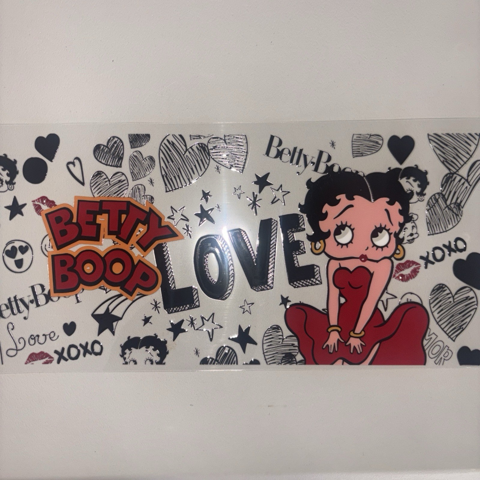Betty Boop UV DTF Wraps 2pcs