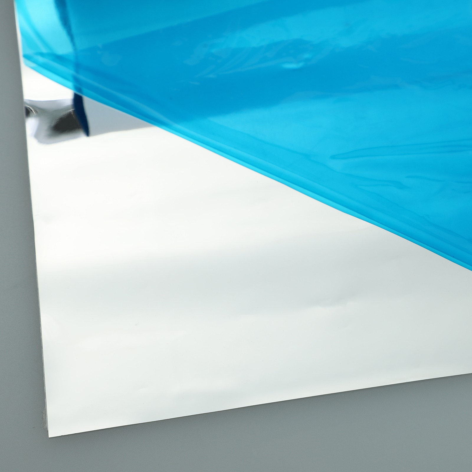 50x100cm Self Adhesive Mirror Reflective Wall Sticker Film Paper Kitchen Decor