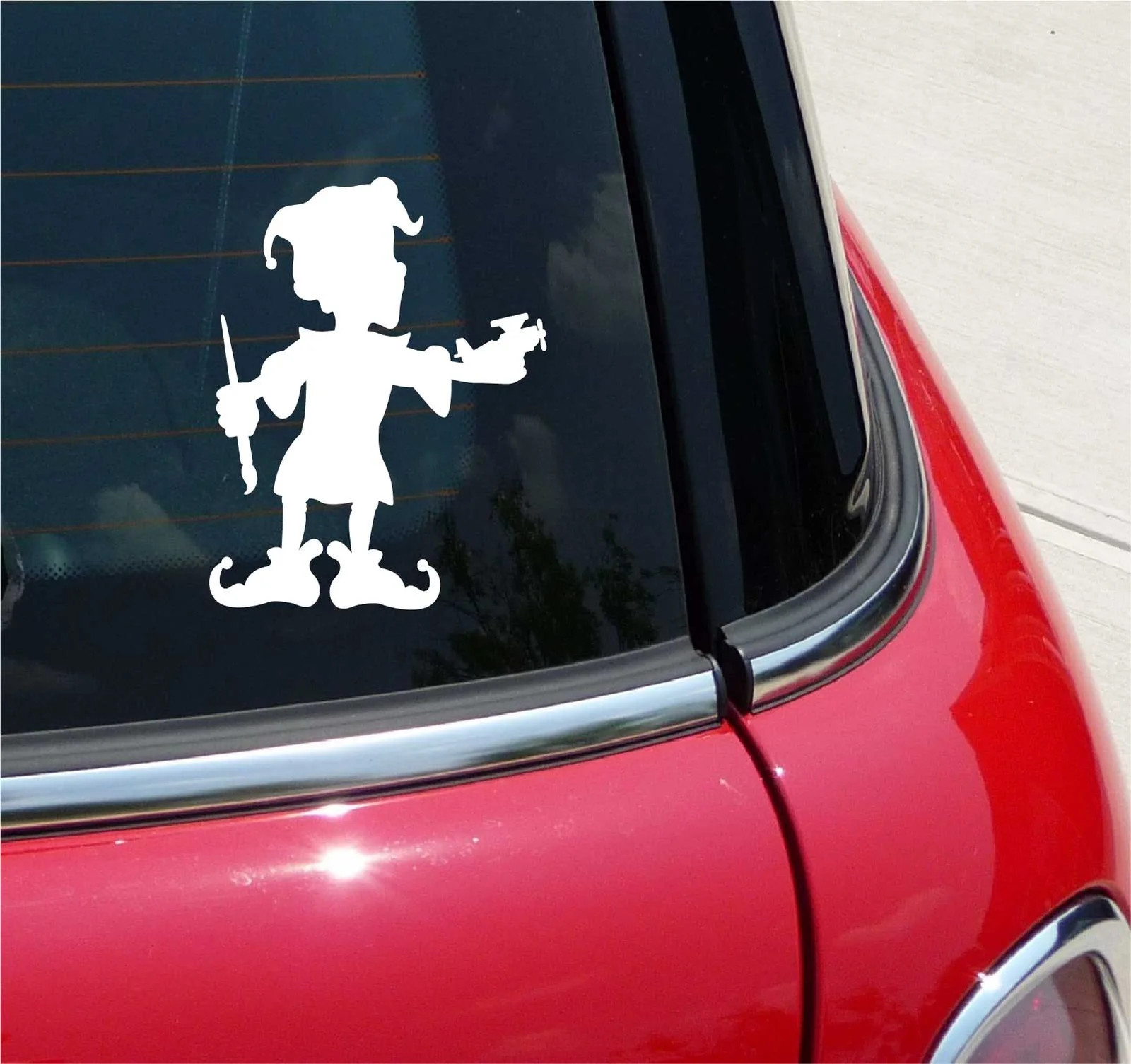 ELF ELVES CHRISTMAS TOY GRAPHIC DECAL STICKER ART CAR WALL DECOR