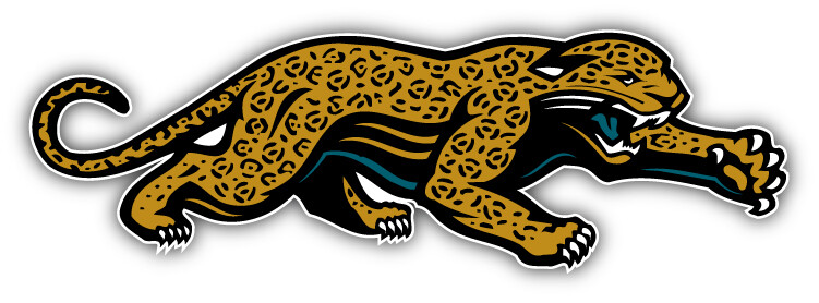 Jaguars Jaguars NFL Football Sport Logo Car Bumper Sticker Decal ”SIZES”