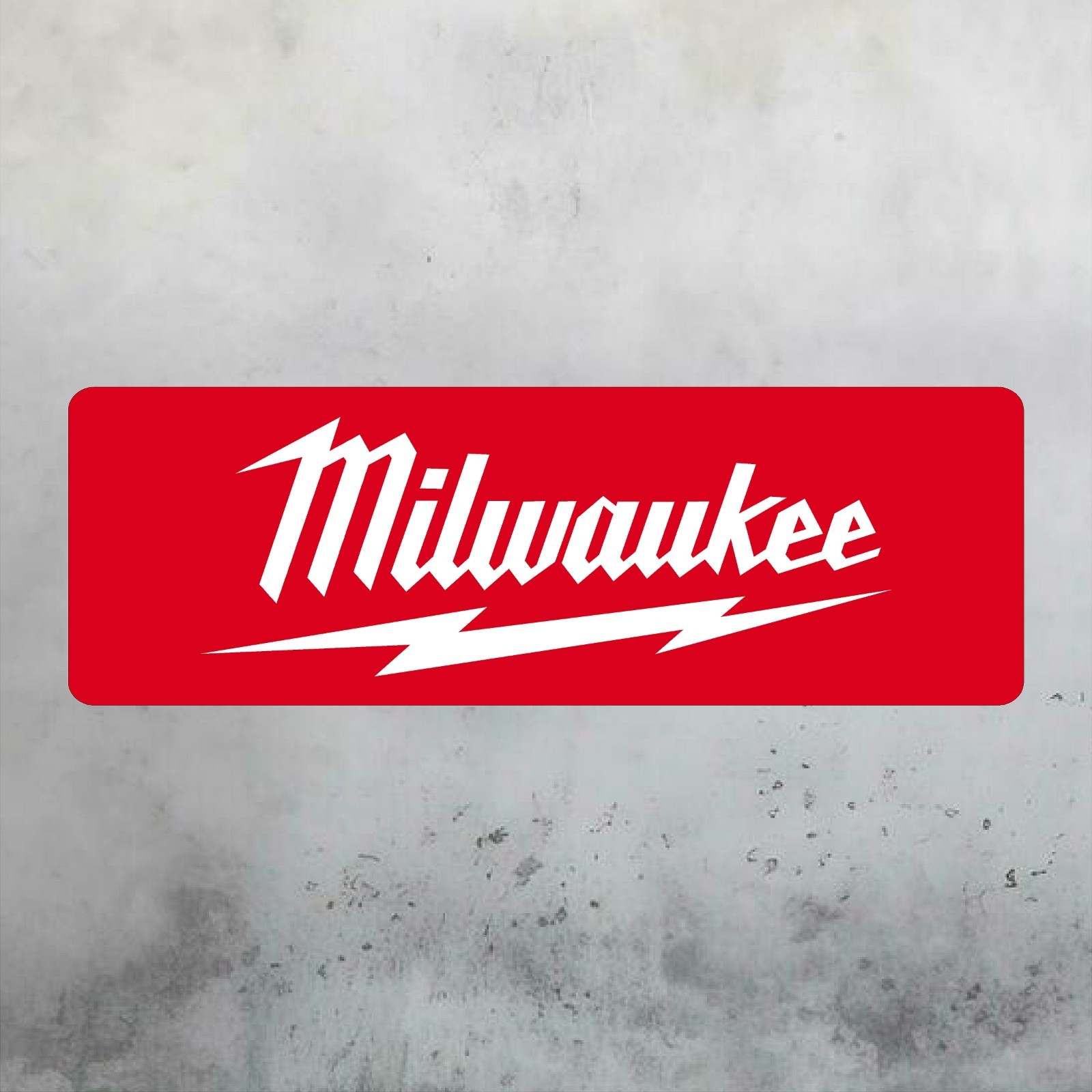 MILWAUKEE TOOLS Aluminum Sign 12in x 36in – Mancave Garage Shop Wall Art Sign