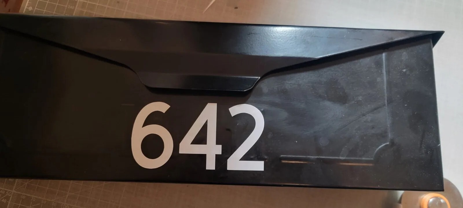 TWO Custom Mailbox Address Street Numbers Vinyl Decal House Business Door 2.0