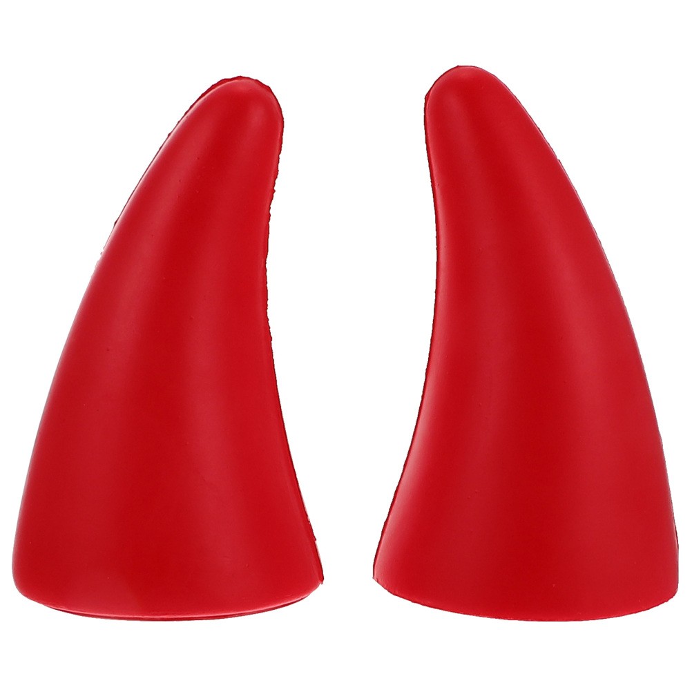 1 Pair 3D Devil Horns Stickers Polyurethane Car Roof Decoration Halloween