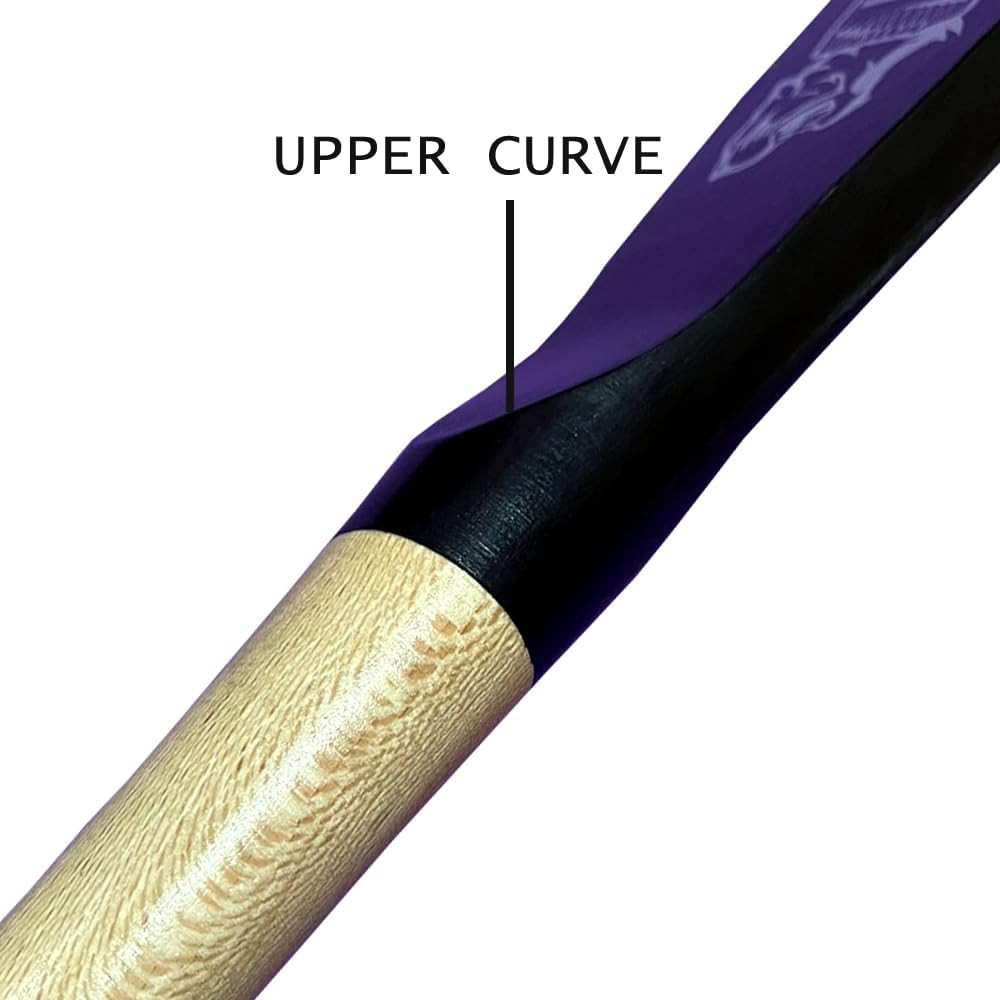 33″ Pro Maple Flat Half Paddle Training Baseball & Softball Bat in Size: 33″ / W