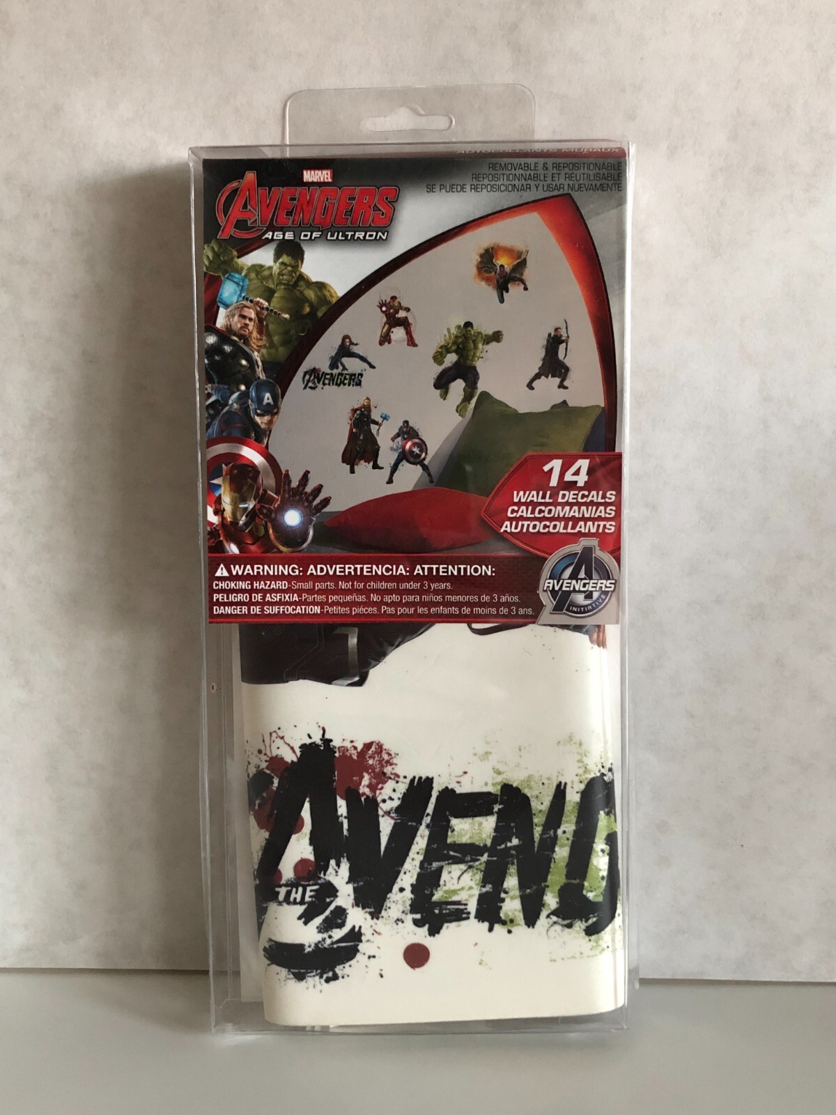 Avengers Age of Ultron Peel and Stick Wall Decals, Removable and Repositionable