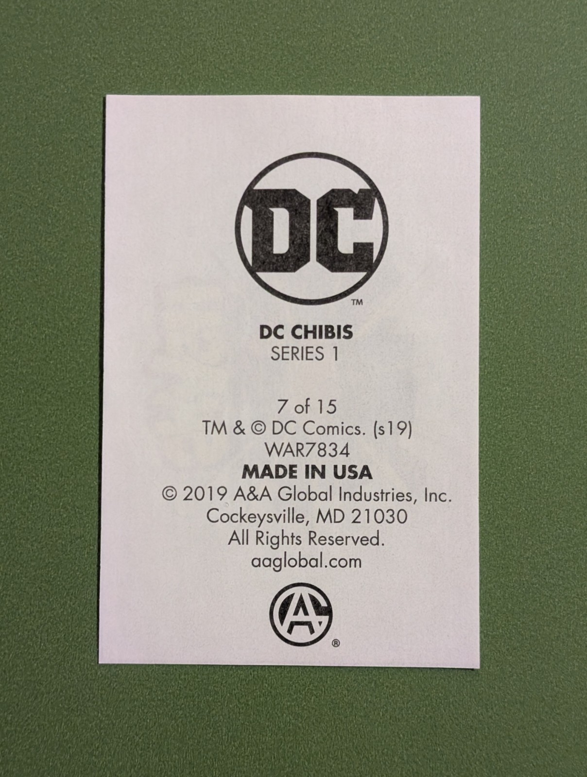 Superman Vending Sticker – 2019 DC Chibis Series 1 – Comic Book Superhero Smash