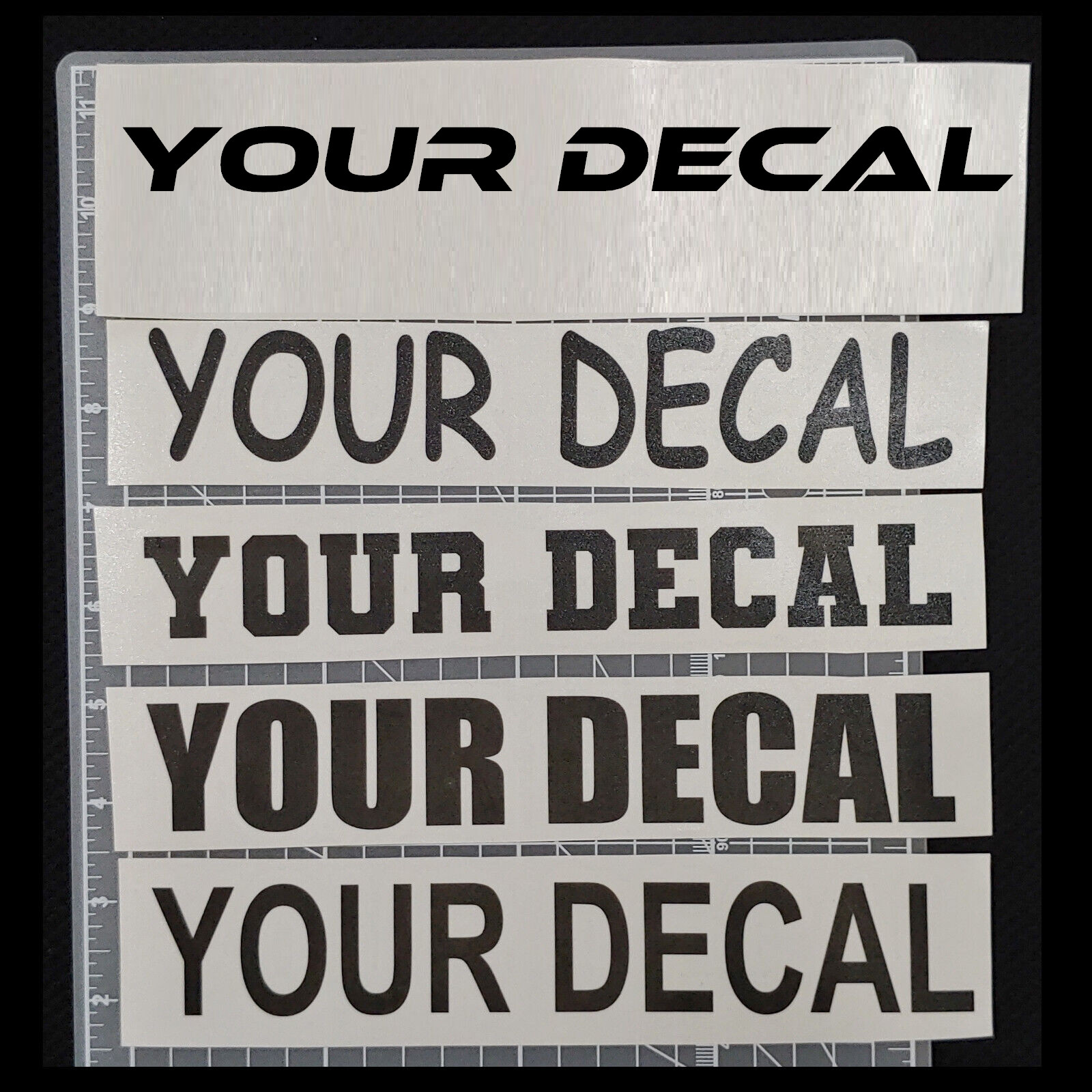 6″ Custom Personalized Vinyl Lettering Name Decal Sticker Car Window Tumbler (L6