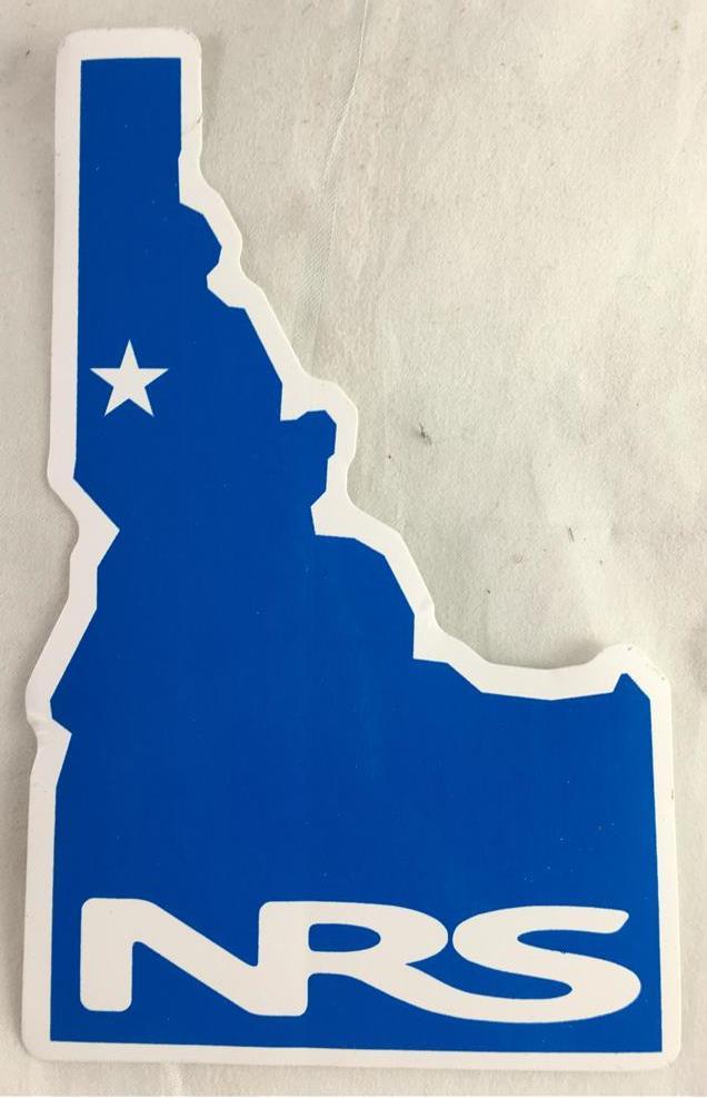 NEW Blue NRS Idaho Kayaking Boating Rafting Sticker Decal 5″ x 3″