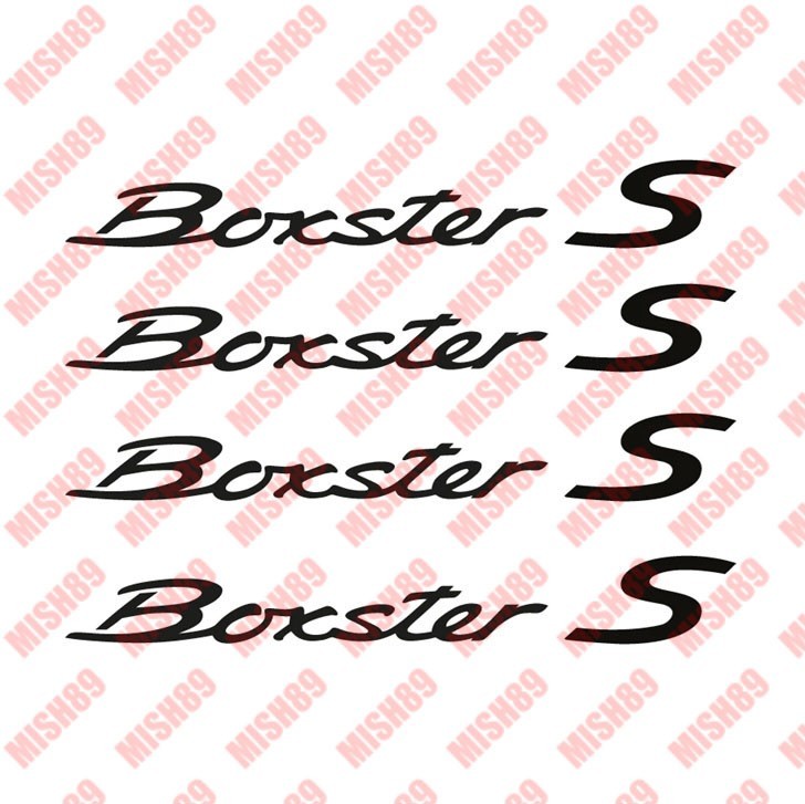 Boxster S Decal Boxster Sticker German Decal – Any Size Any Color