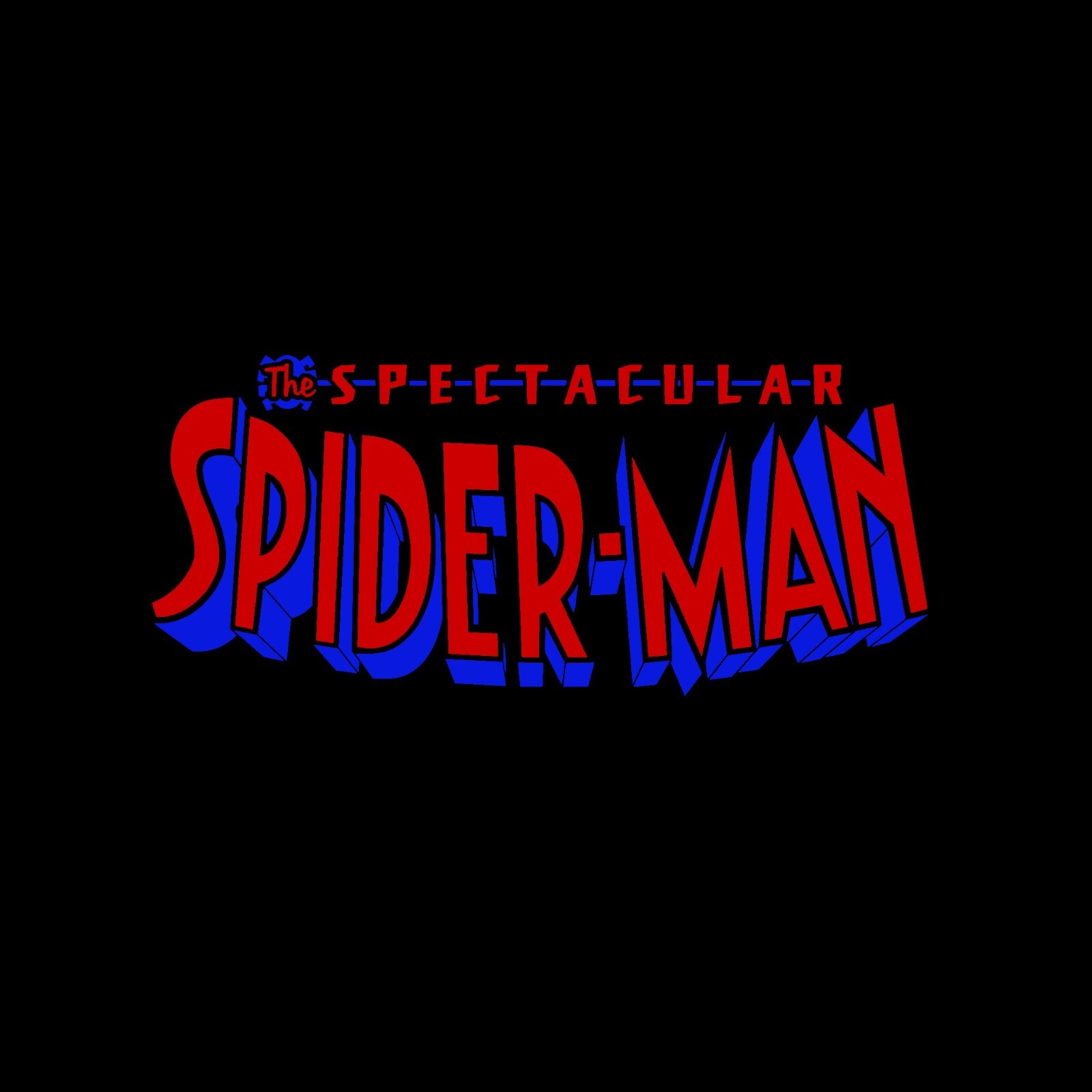 Spectacular Spider-Man The Animated Series Title Sticker Vinyl Decal
